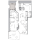 Residence B1 | 06 1 BEDROOM + DEN + 2 BATH